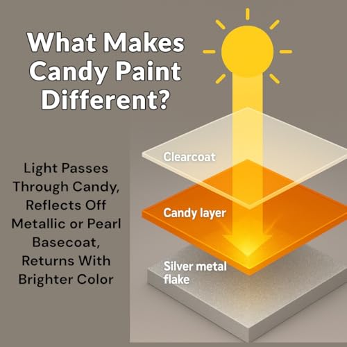 LiME LiNE Transparent Candy Concentrate, Solvet based for Automotive Custom Painting: Mega 16oz (Red Candy 16oz) - color: Red Candy