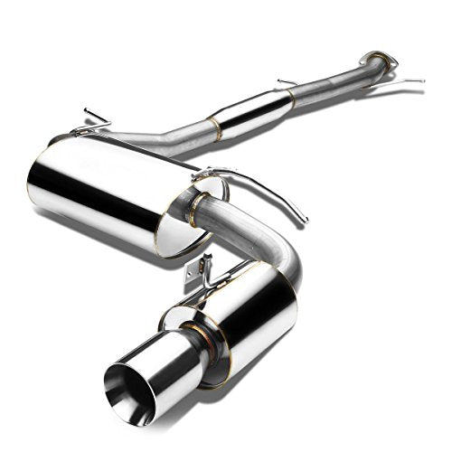 Auto Dynasty 3.5" Rolled Catback Exhaust Tip System For 1990-1997 Mazda