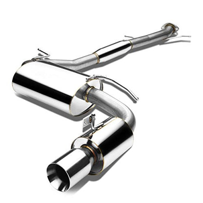 Auto Dynasty 3.5" Rolled Catback Exhaust Tip System For 1990-1997 Mazda
