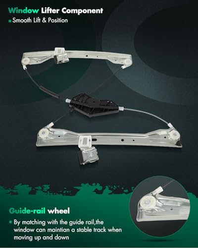SCITOO Power Window Regulator Without Motor for Mercedes-Benz for E250 - style: 752-694-Front Left Driver Side