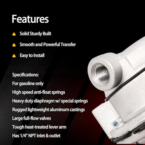 M4891 Mechanical Fuel Pump Automotive Replacement - style: M4891