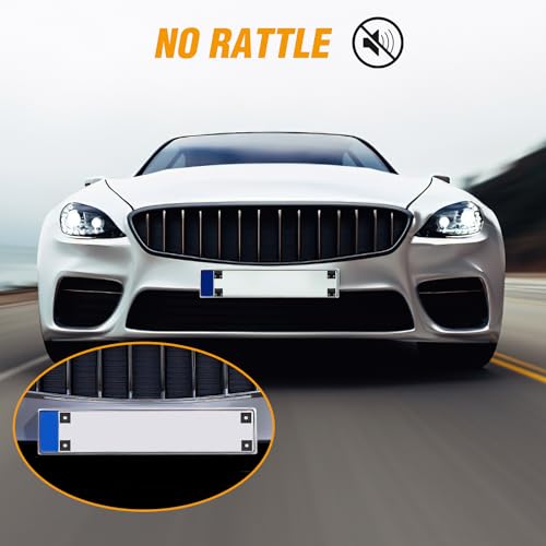 GOOACC 8 Sets Anti-Theft Stainless Steel License Plate Screw Kit - color: 8 Sets License Plate Screw