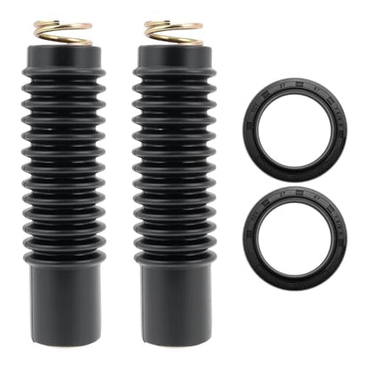For Honda CT90 Front Fork Boots Rebuild Kit with Spring Seal Compatible with Honda CB125 CL125 CS90 CT90 TRAIL90 CT110 S90 CL90 Replace 51611-459-880