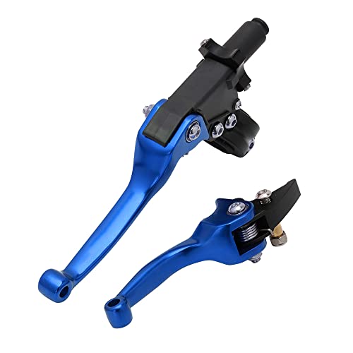 JFG RACING Motorcycle Brake Clutch Lever 7/8" for CRF50 KLX SSR TTR 110 - color: Blue