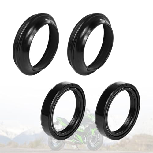 56-129 2PCS Fork Oil Seal & 2 PCS Dust Seal Kit for Kawasaki/Yamaha