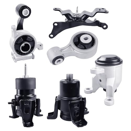 6PCS Engine Motor Mount Set Compatible with Murano Quest JX35 3.5L V6 - size: 2011-2014 Nissan Quest