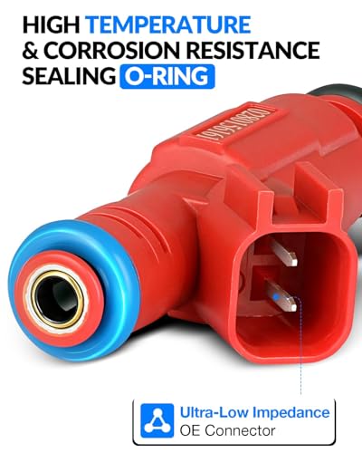 Fuel Injectors 4.0L 12 Holes For:-Jeep Wrangler 1999-2004 - size: 0280156161(6)