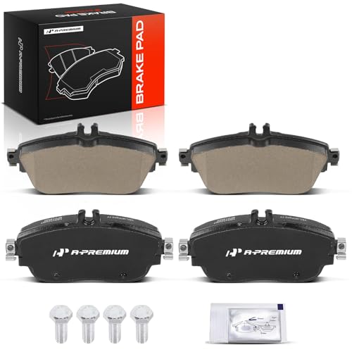 A-Premium Front Ceramic Brake Pads Compatible with Mercedes-Benz
