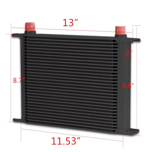 G-PLUS Black 30 Row English-style AN10-10AN Universal Engine Transmission - color: Black, size: 30 Row AN10