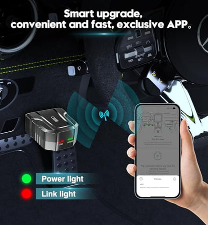 OBD2 Scanner Diagnostic Tool, Car Scanner for iOS & Android, Bluetooth 5.4 - color: black