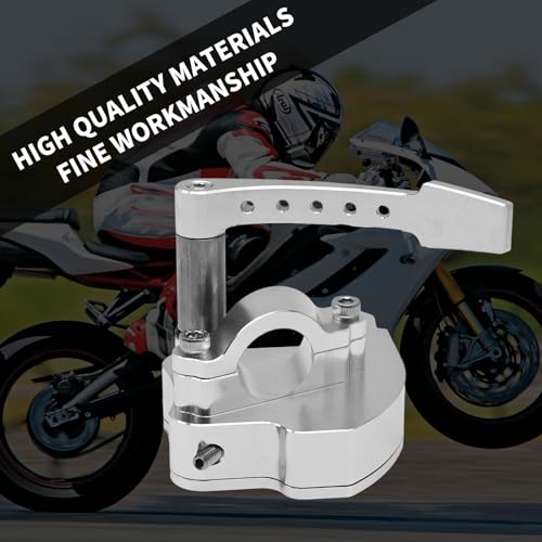 EATAKWARD Universal Billet CNC 7/8 inch ATV Throttle Lever Thumb Controller Thumb Throttle Replacement for Yamaha Raptor 350 660 700 HD TRX Replacement for Suzuki LTR450 250 500 LTZ400 250 etc - color: Silver