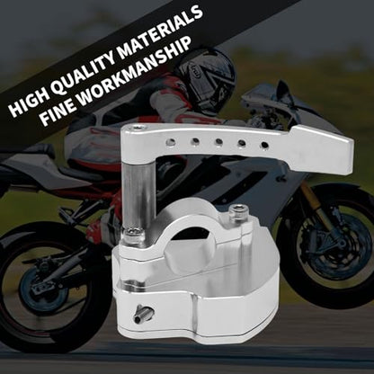 EATAKWARD Universal Billet CNC 7/8 inch ATV Throttle Lever Thumb Controller Thumb Throttle Replacement for Yamaha Raptor 350 660 700 HD TRX Replacement for Suzuki LTR450 250 500 LTZ400 250 etc - color: Silver