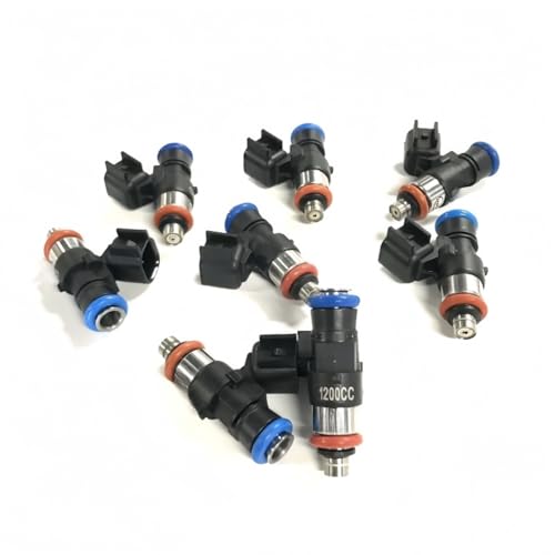 8pcs E85 1200cc Injectors 114lb EV6/EV14 for LS3 LSA LS4 LS7 LS9 L99 High Impedance
