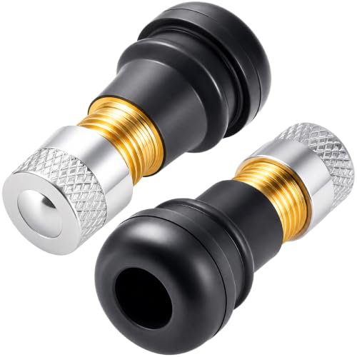 Tubeless Tire Valve Stems for Electric Scooter - color: Black, 2 Pcs
