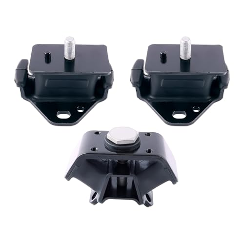 Front Left & Front Right Engine Mount with Rear Transmission Mount 3PCS Compatible with 1998-2004 Toyota Tacoma 2.4/2.7L for A4208, A4208, A2410/ 8162, 8164, 8647