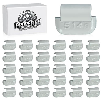 Upgraded 0.5 oz Clip On Wheel Weights for Steel Rims Corrosion-Resistant Coated Painted Tire Balancing Weight MC Style Gray 30pcs - style: MC Style