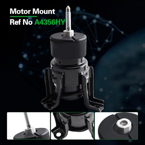 Engine Motor Transmission Mount Kit Compatible with Altima 2007-2012 - size: A4355HY A4356HY A7362 A4365HY A7363 A7361