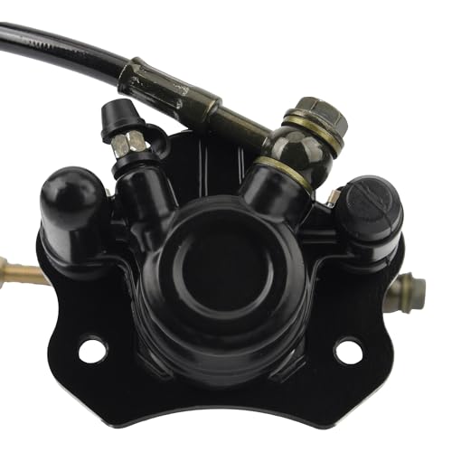 Rear Brake Master Cylinder Caliper Assembly and Brake Pad Compatible with 50cc 70cc 90cc 110cc 125cc Chinese TaoTao 110cc 125D 3050HD ATV 3050C SunL ATV Kids 4 Wheeler