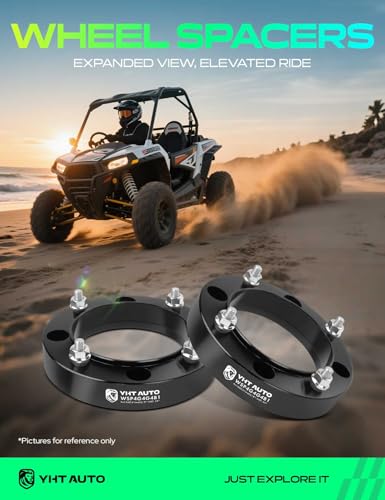 YHTAUTO 4x156 Hub Centric ATV Wheel Spacers 1.25 Inch for Polaris