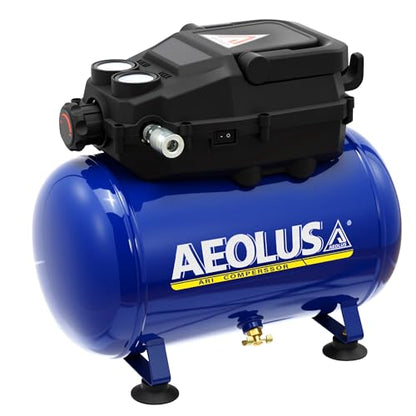 AEOLUS 3 Gal Portable Compressor, 110PSI Oil-Free Pump for Painting