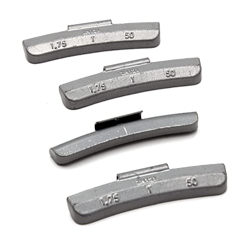 T Series Hammer on ZINC Wheel Weights Coated (1.75oz) Box of 50pcs - size: 1.75oz