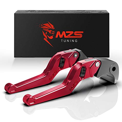 MZS Black Motorcycle Brake Clutch Levers for ZX4R ZX4RR ZX400 2023-2026 - color: Black, size: ZX4R/ZX4RR/ZX400