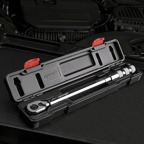 EPAuto 1/2-Inch Spring-Loaded Ring Locking Torque Wrench, 10~150 ft-lb - size: 1/2 Inch Drive (10-150 ft.-lb.) - Easy Lock Ring