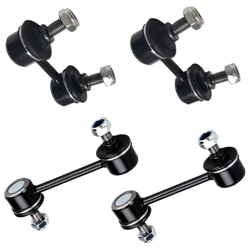 RUIU K90124 K9545 Front Sway Bar End Links and Rear Stabilizer Bar Link Kit for Toyota Corolla 1993-2002, Celica 1994-1999, Front Rear Sway Bar Link Kit for Chevrolet Prizm 1998-2002 - 4pc - color: K90124 K9545