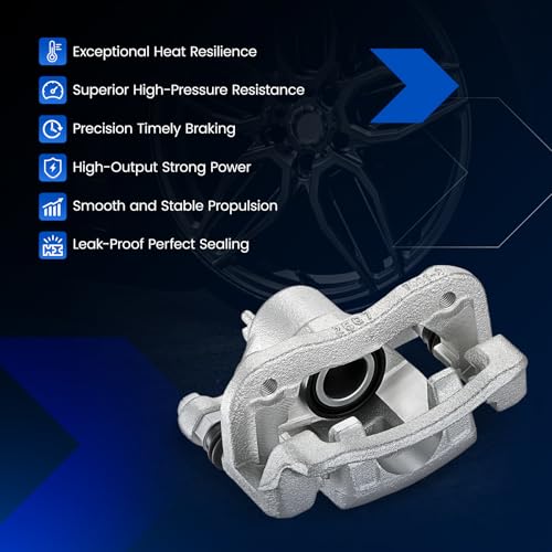 Rear Brake Caliper Assembly for Hyundai Sonata 2008-2010 2.4L L4 GAS - size: Rear [19-B3412A & 19-B3413A]