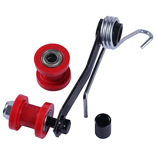 Stylemafia Chain Slider Tensioner Adjuster Roller Guide Fit For ATV Coolster Go Kart 4 Wheeler 110cc 125cc 150cc 200cc 250cc That Use 420 428 And 530 Chain