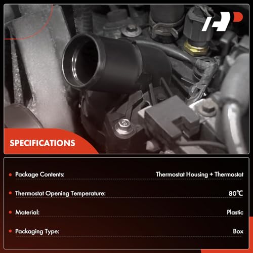 A-Premium Engine Coolant Thermostat Housing Assembly