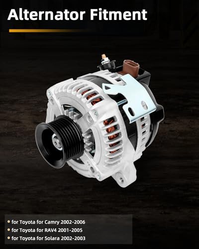 OCPTY Alternator for Toyota for Camry 2002-2006,for RAV4 2001-2005 - size: 100AMP, style: for Toyota Camry 2002-2006,for RAV4 01-05