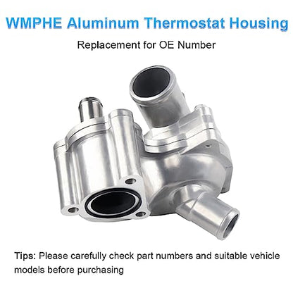 4L5E8A586AB Aluminum Thermostat Housing Compatible with 01-05 Ford Explorer - size: SK121093