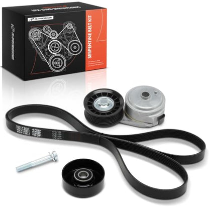 A-Premium Engine Serpentine Belt Drive Kit with Tensioner & Idler