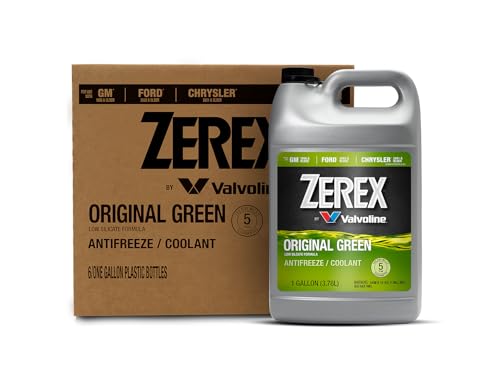 Zerex Original Green Low Silicate Concentrate Antifreeze/Coolant 1 GA, Case of 6