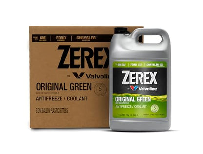 Zerex Original Green Low Silicate Concentrate Antifreeze/Coolant 1 GA, Case of 6
