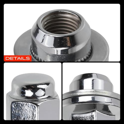 A-Premium Front or Rear M14-1.50 Wheel Lug Nuts, Set of 10 - style: 10PCS