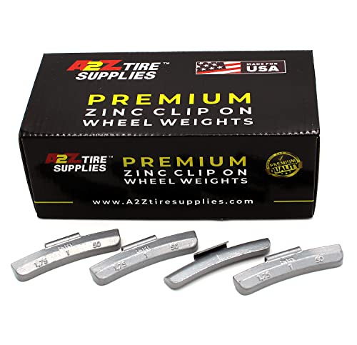 T Series Hammer on ZINC Wheel Weights Coated (1.75oz) Box of 50pcs - size: 1.75oz