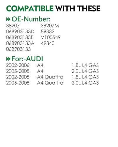 Belt Tensioner Assembly with Pulley for:-Audi A4 2002-2008 - size: 38207