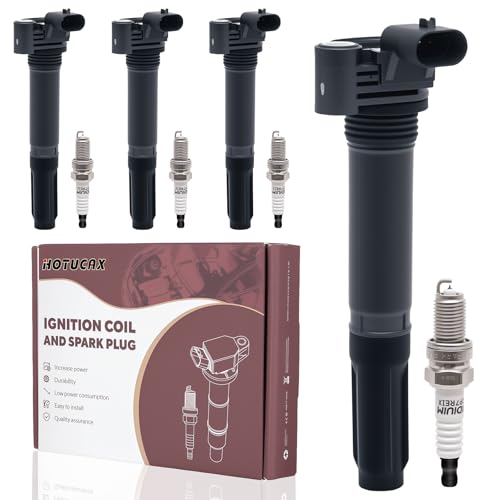 UF649 Ignition Coils & SP649 Iridium Spark Plug Set, 4 Pack - size: UF649 & Spark Plugs