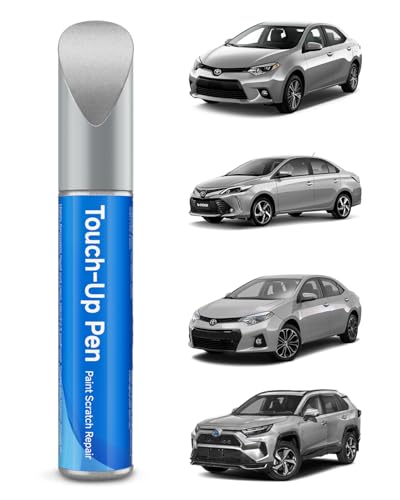 1D6 Silver Sky Metallic Touch Up Paint Compatible with Toyota Exact Match Touch Up Paint Car Scratch Repair - color: Silver Sky Metallic(1D6) compatible with Highlander-models/RAV4/Sequoia/Sienna-models/Tacoma/Tundra