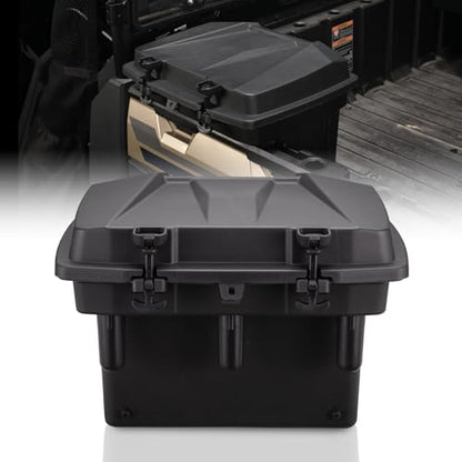 HAKA TOUGH Storage Cargo Box 5.5GAL for Polaris Ranger 1000/XP/900/Crew/570 Mid-Size/Fullsize General 1000 4 Accessories for General 1000 Tool Box Rear Trunk Storage Waterproof