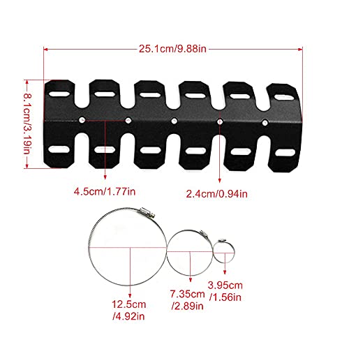 Worldmotop Motorcycle Heat Shield Cover for All Off Road ATV Dirt Bike(Long+Short) - size: Long+Short