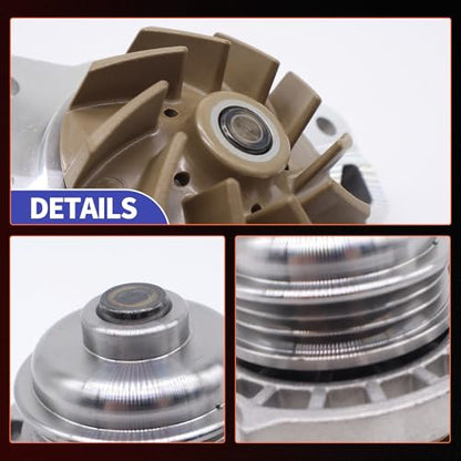 HiSport 9L8Z8501A Engine Water Pump with Gasket