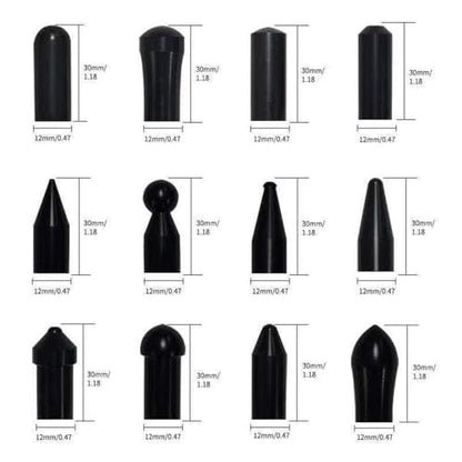 Paintless Dent Repair Tools Dent Removal Rods with Awl Head Paintless Dent Removal Kit Car Auto Body Dent Removal of Hail Dents and Door Ding (3pcs Rod 20 pcs Pen)