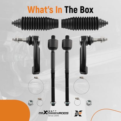 maXpeedingrods 6Pcs Front Steering Kit for Ford F-150 2009-2017