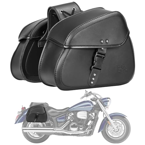 KEMIMOTO Motorcycle Saddlebags with Buckles, 16L Waterproof