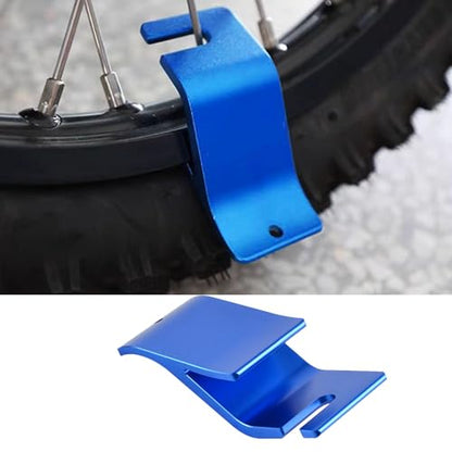 Motorcycle Tire Holder Hook Tool,Off-Road Tire Removal Install Assistance Changer Tool for Dirt Bike,Tire Changing Tool for CRF CR KXF KX YZF YZ RM RMZ DRZ - color: blue
