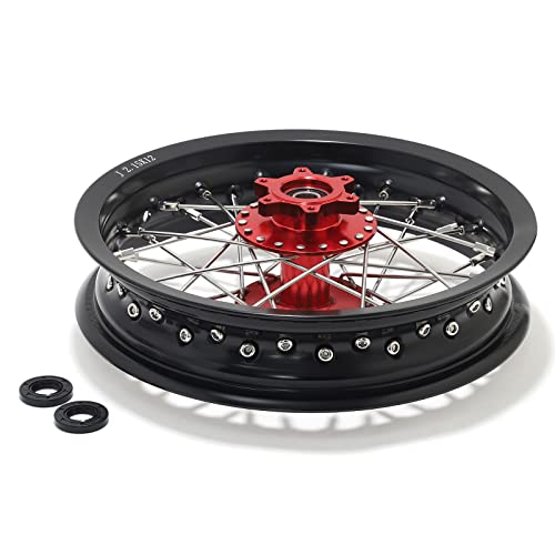 TOFR CNC 14" Rear Wheel Rim for Talaria Sting R MX3 / R MX4 / XXX / X3 Pro - color: Red, size: 14" Rear