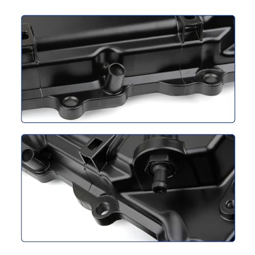 Upgread Aluminum Engine Valve Cover Compatible with 2017-2019 Hyundai Elantra Kona Kia Forte 2.0L L4 Replace 224102E700